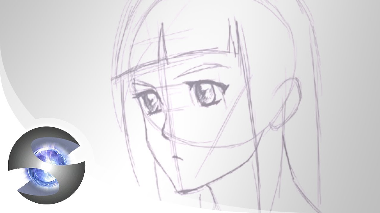 How to Draw an Anime Female Face 34 View  AnimeOutline