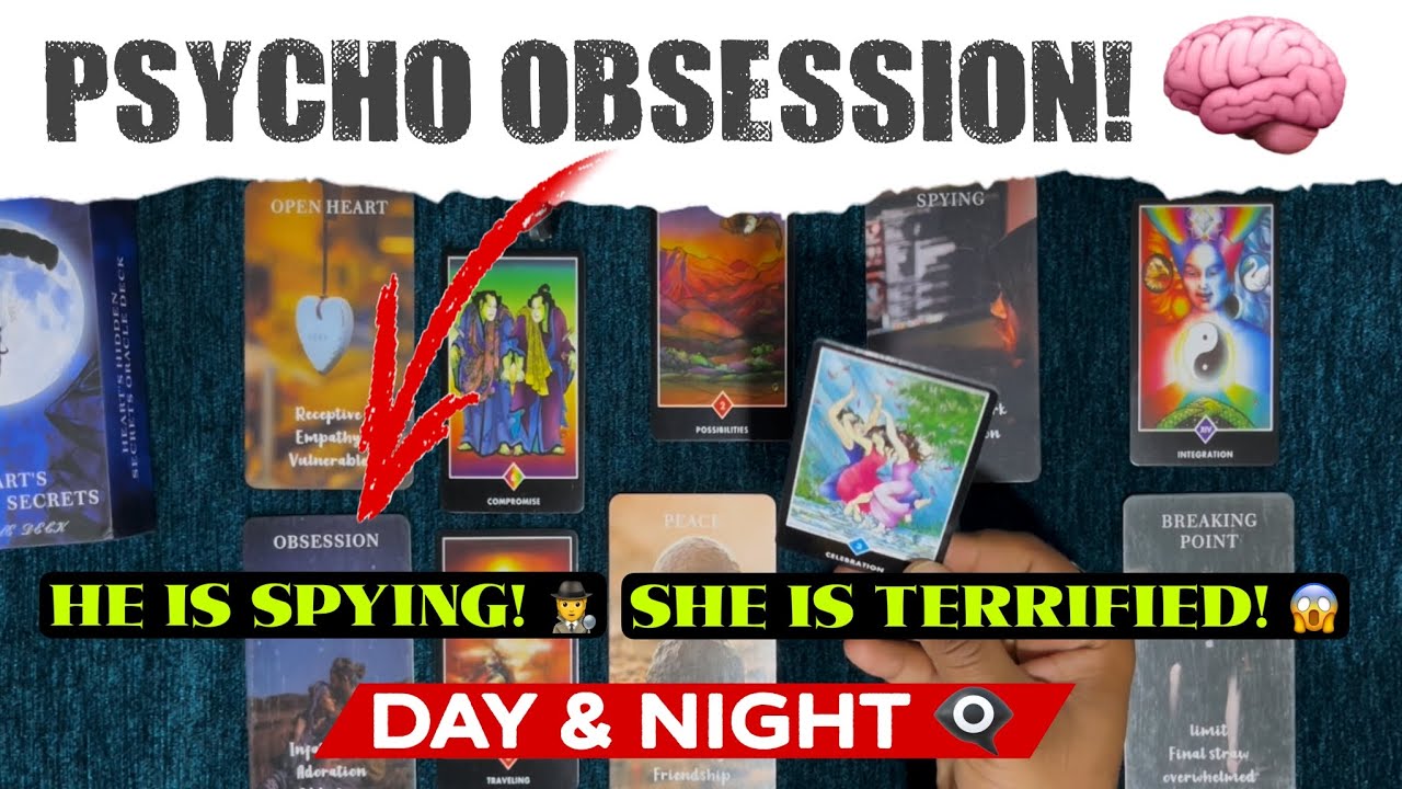 HE IS OBSESSED! 🕵️ He Is Spying On You Day & Night... The Third Party Is Terrified! 🕯️ Tarot