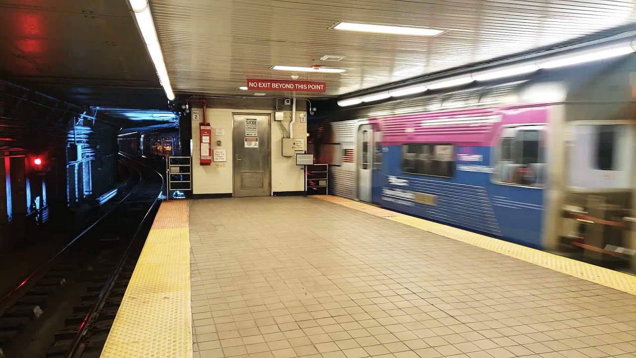 an eastbound patco train here at the broadwaycamnden station watch
