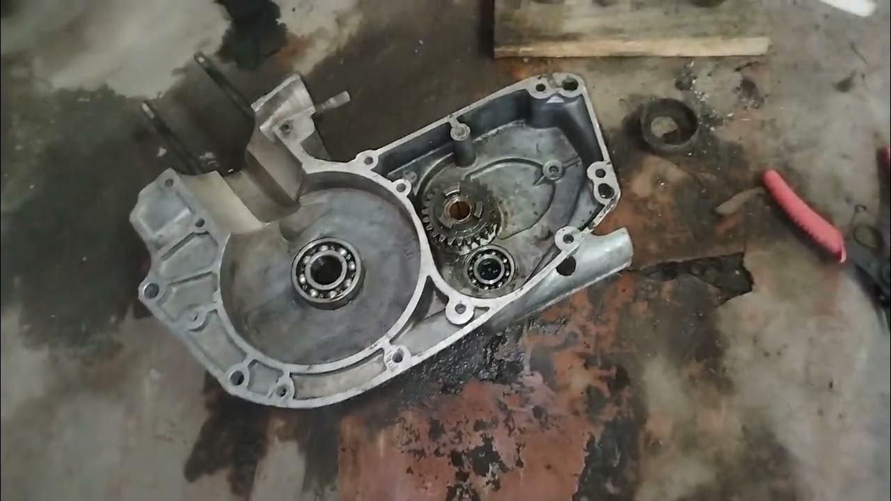 установка подшипников и сальников в картер мотоцикла Восход - YouTube