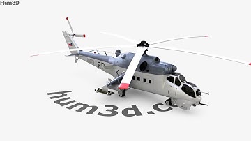 Mil Mi-35 3D model by 3DModels.org