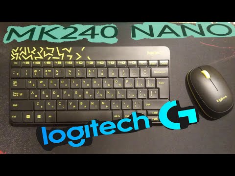 Беспроводная клавиатура и мышь Logitech Mk240 NANO( Комплект-combo)