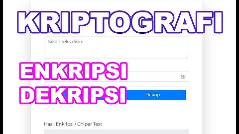 Aplikasi Kriptografi Caesar Chiper - Menggunakan PHP dan Bootstrap