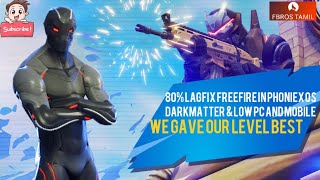 80%FREEFIRE| LAG FIX IN PHOENIX OS DARKMATTER | using gltools | in low end mobile and pc |#FREEFIRE🔥 screenshot 4