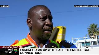 Eskom, SAPS join forces against illegal connections in Marlboro, Johannesburg