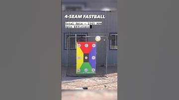 4-Seam Fastball SLOW MOTION Design ⚾️ | #shorts