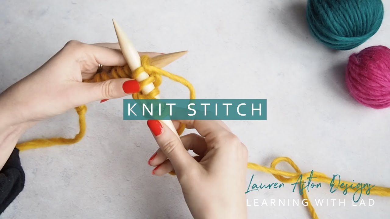 How To Knit Knit Stitch YouTube