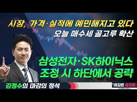 AI반도체 매수세, 산업대표주로 확산 가능할까?/연속성과 이격 축소가 핵심 #코스피 #코스닥 #실적 #매수 #삼성전자 #SK하이닉스 #김정수