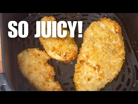 Crispy Air Fryer Chicken Schnitzel | Once you try this, you'll never go back