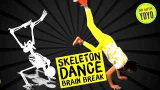 The Skeleton Dance Exercise For Kids Halloween Brain Break