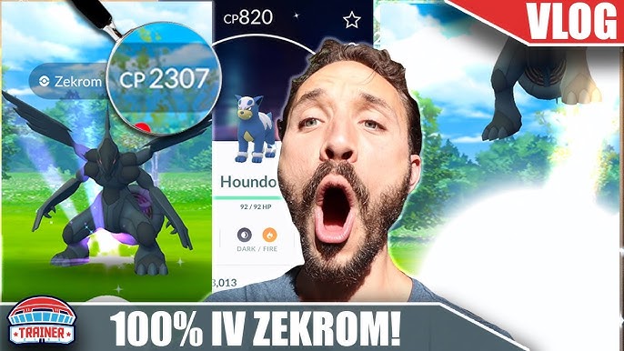 Shiny Zekrom ( Maxed Out To Level 40 ) Pokemon Trade Go