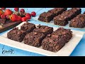 Healthy Oatmeal Brownies - Easy Recipe