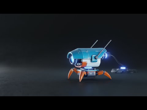 Scifi Robot Short Animation In Blender 3.0