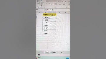Unit Conversion Trick In Excel 🔥 | Pro Excel Tips And Tricks 😱 #shorttricks #exceltutorial #bytetech