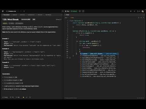 leetcode 139 word break - YouTube