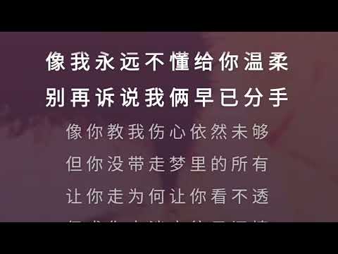只想一生跟你走 张学友 伴奏 karaoke