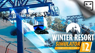 Обзорный стрим игры Winter Resort Simulator Season 2 Cимулятор горнолыжного курорта