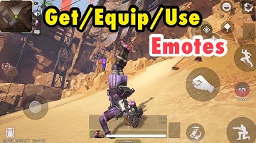 How to Get/Equip & Use Emotes in Apex Legends Mobile