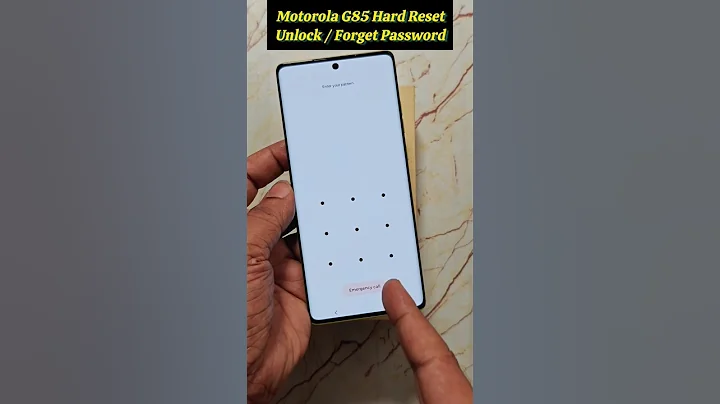 Forgot Your Motorola Mobile Password? Here's How To Unlocked Your " Motorola G85 5G " ?