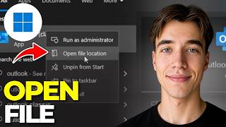 How To Open File Location On Windows 11 | Tutorial 2026