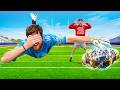 TACKLE FOOTBALL but the Football is IMPOSSIBLE to DROP!