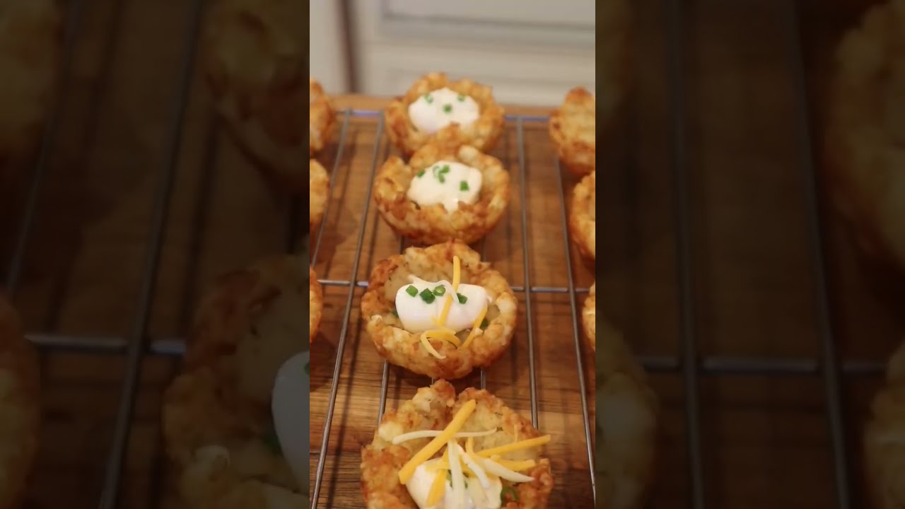 Loaded Tater Tot Cups 