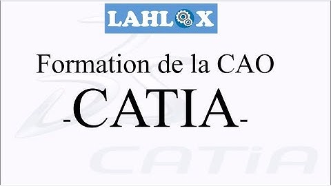 Formation CATIA / 1 : Intro PLANING