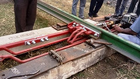 TWS Point insertion in railway track for high speed train !!