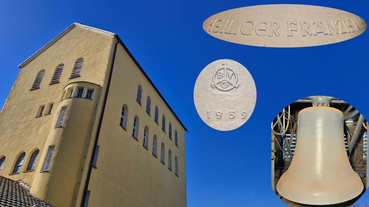 Herne-Holsterhausen (D), kath. Kirche St.Franziskus, Einzel- & Vollgeläut