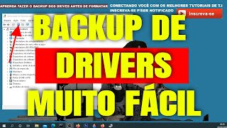 COMO FAZER BACKUP DE DRIVERS PELO CMD | CANAL DO MANOBIZA