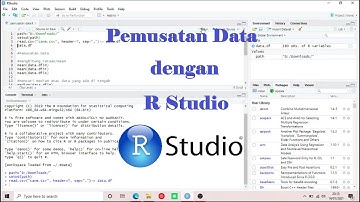 Pemusatan Data dengan R Studio | Mean, Median, Modus