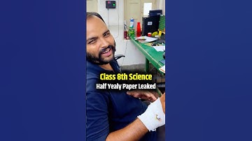 Class 8 Science Important Questions for Half Yearly Exams 2024 🔥| Science paper LEAKED #shorts