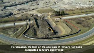 WALKER AGGREGATES AMHERSTBURG QUARRY TUNNEL UNDER HOWARD AVE by Windsor Aerial Drone Photography