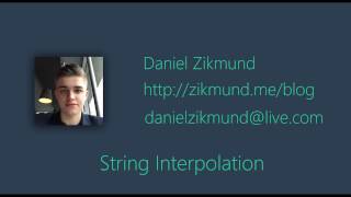 C# Tweak of the Week - String Interpolation
