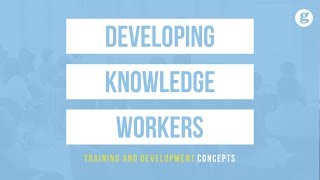 Developing Knowledge Workers