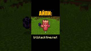 🔥играю на майнкрафт сервере для телефонов: bt.blacktime.net  19132 #minecraft #анархия #blacktime