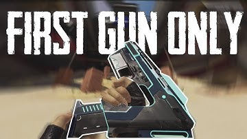 Apex legends but I can only use the first gun I find