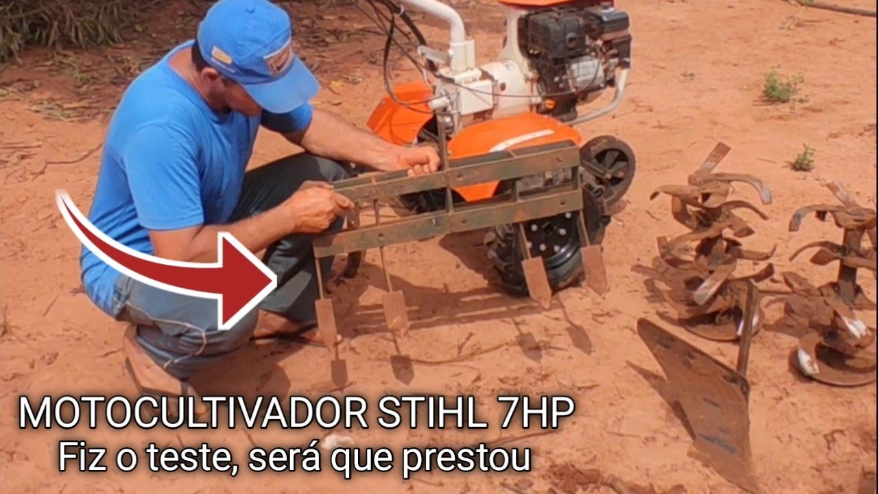 Motocultivador Stihl 7HP: A Revolução no Preparo do Solo para Pequenas e Médias Propriedades!