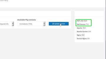 CWP - User Panel: PHP Selector tutorial