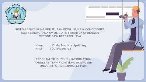 DEMO PROGRAM APLIKASI SKRIPSI/TUGAS AKHIR UNINDRA I Kinda Suci Nur Aprilliany 201943501778