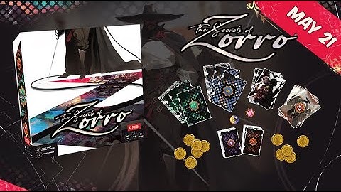 The Secrets Of Zorro® - Official Kickstarter video - Cooperative Board Game