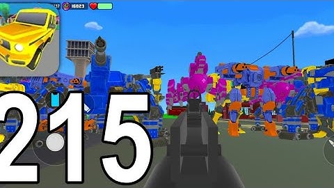 Gangs Wars: Pixel Shooter RP - Gameplay Walkthrough Part 215 - Destroy All Robots (Android, iOS)