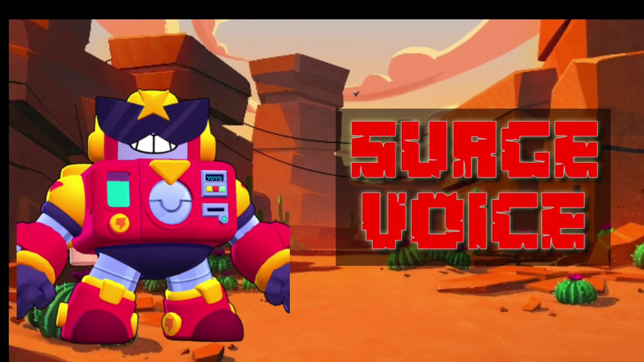 SURGE Voice Lines|Brawl stars - YouTube