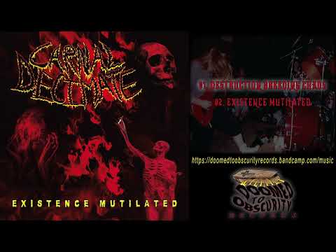 Carnal Decimate - Existence Mutilated CD [1995 demo]