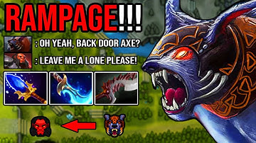 HOW TO 100% DELETE BACK DOOR AXE Crazy 30 Kills Aghanim Ursa Endless Rage + Free Jump DotA 2