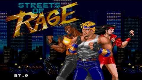 Streets of Rage SEGA Genesis Opening Intro HD Version