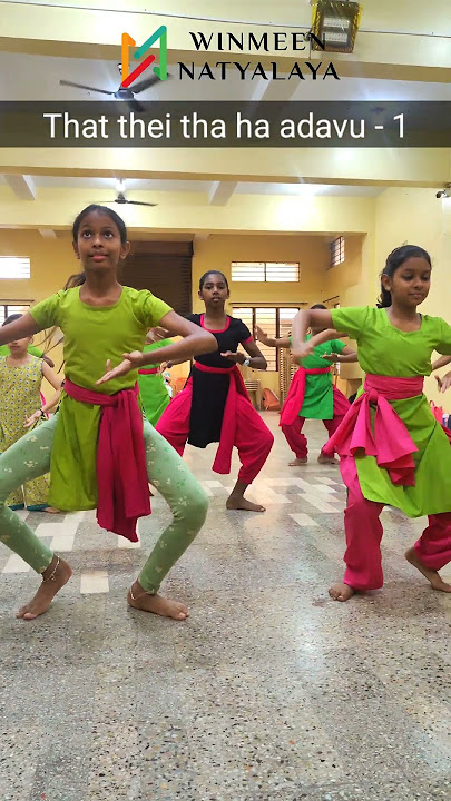 That thei tha ha adavu #dance #bharatanatyam #adavu #danceclass #classicaldance #indiandance #dancer