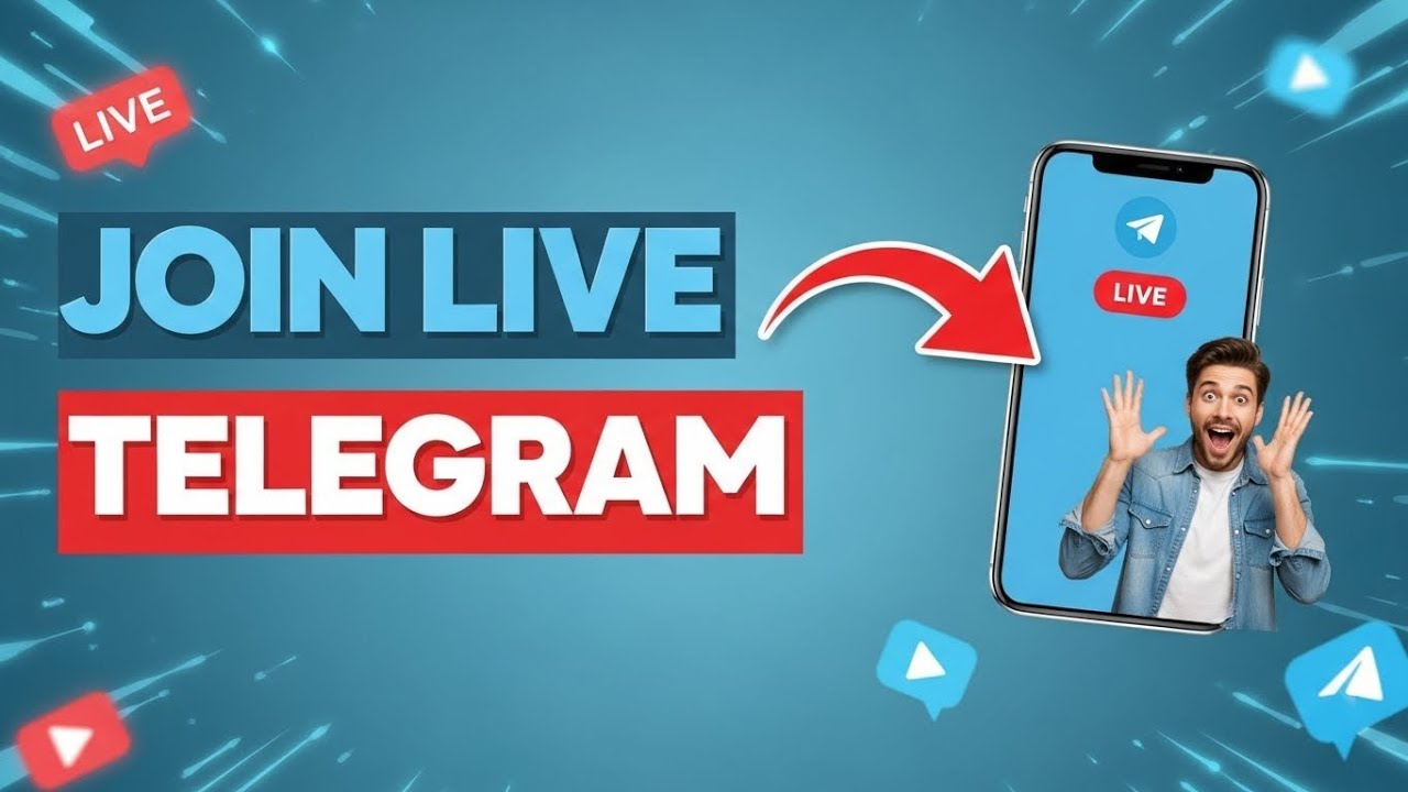 Как присоединиться к прямой трансляции в Telegram