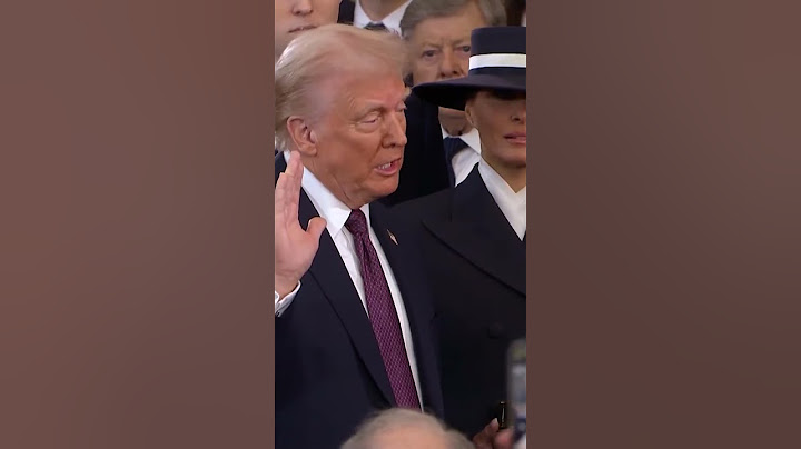 La jura del presidente Donald Trump