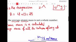 Calculating the average atomic mass of isotopes